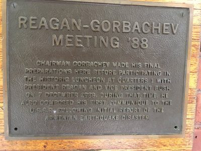Reagan - Gorbachev Meeting '88
