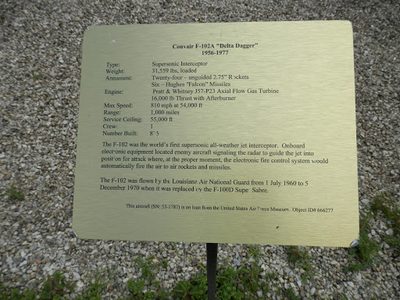 Convair F-102A "Delta Dagger" 1956-1977
