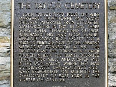 The Taylor Cemetery