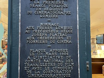 Seance Publique en Belgique du Cinematographe Lumiere