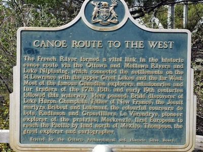 Canoe Route to the West