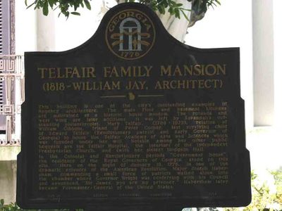 Telfair Family Mansion (1818 &mdash; William Jay, architect)