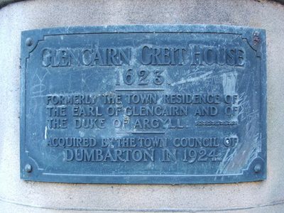 Plaque on Glencairn's Greit House
