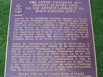 The Upper Canadian Act Against Slavery (1793)