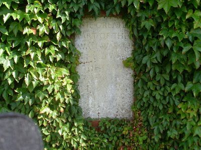 Plaque by the Kitchen Garden, Chartwell.
