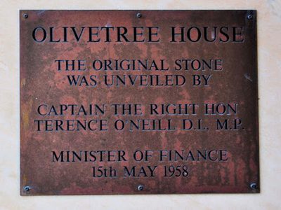 Terence O'Neill plaque, Belfast