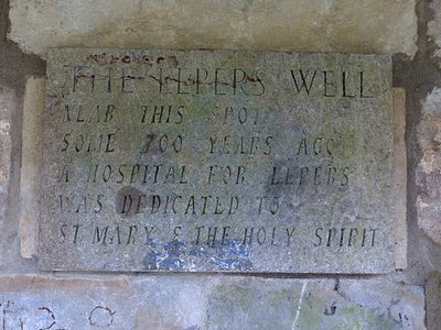 Inscription at Leper's Well