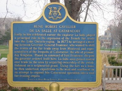 René-Robert Cavelier de La Salle at Cataracoui