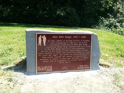 Blair Rifle Range Plaque
