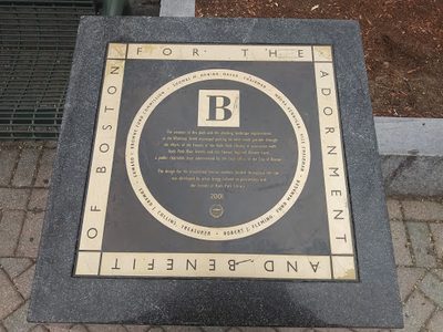 FOR THE ADORNMENT AND BENEFIT OF BOSTON