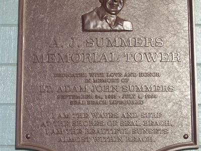 Memorial Plaque for A.J. Summers