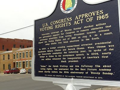 U.S. Congress Approves Voting Rights Act of 1965