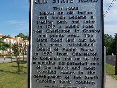 Old State Road historic marker