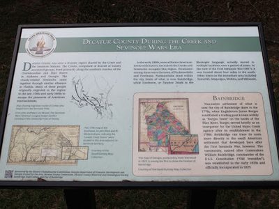 Decatur County During the Creek and Seminole Wars Era