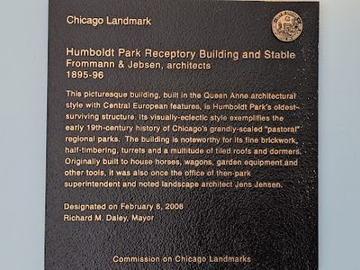 Humboldt Park Receptory Building and Stable
