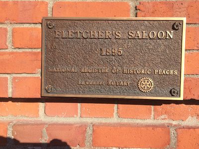 Fletcher's Saloon 1895