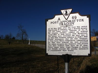 Post Appomattox Tragedy