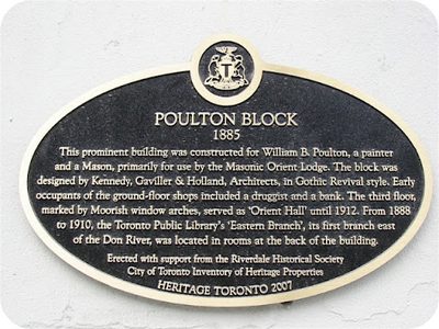 Poulton Block 1885