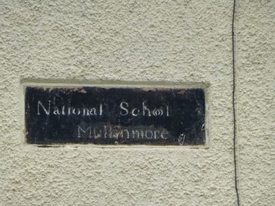 Plaque, Mullanmore School
