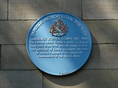 Lowry's Blue Plaque