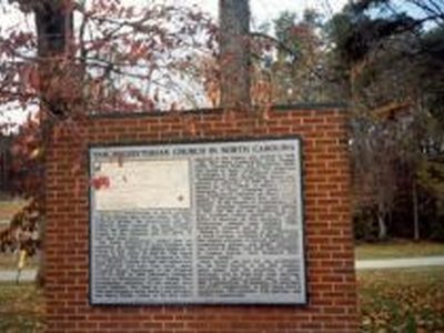 THE PRESBYTERIAN CHURCH IN NORTH CAROLINA