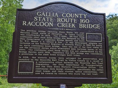 Gallia County State Route 160 Raccoon Creek Bridge