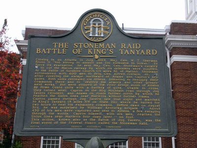 The Stoneman Raid Battle of King's Tanyard