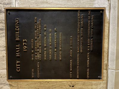 City Hall Building, Greenville, S.C.