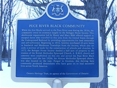 Puce River Black Community