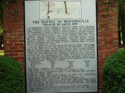 BATTLE OF BENTONVILLE, MARCH 19, 20, AND 21, 1865