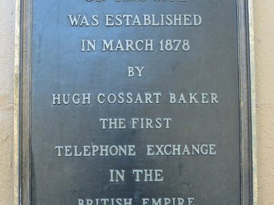 First Telephone Exchange in British Empire