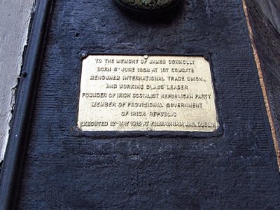 Connolly memorial, Cowgate