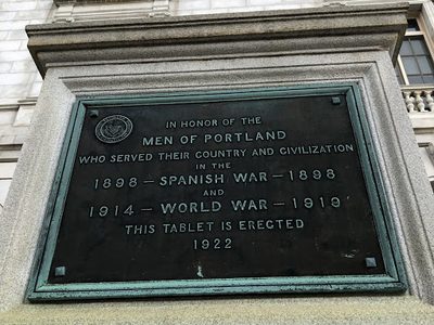 IN HONOR OF THE MEN OF PORTLAND
