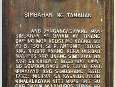 Church of Tanauan historical marker