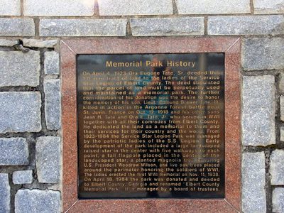 Memorial Park History