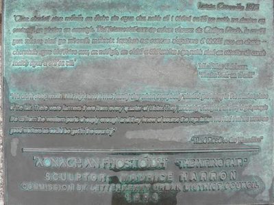 Plaque, "The Hiring Fair"