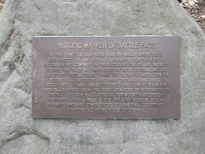 Historic Marker of Battle Pass
