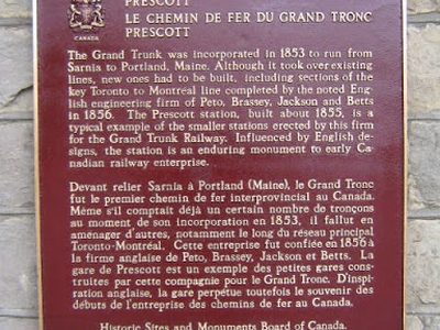 Grand Trunk Railway Prescott