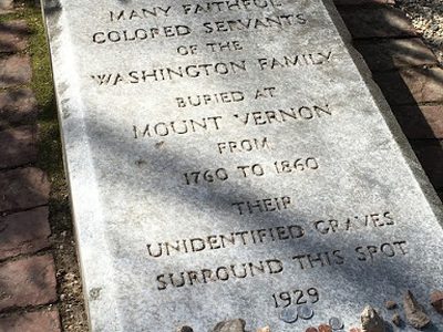 Unidentified Mount Vernon Slave Graves
