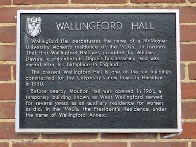 Wallingford Hall  (A McMaster University student residence)