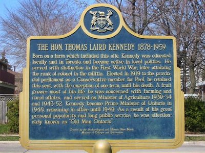 The Honourable Thomas Laird Kennedy 1878-1959