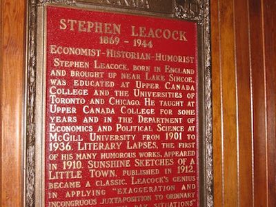 Stephen Leacock 1869-1944