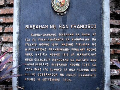 Saint Francis Church historical marker