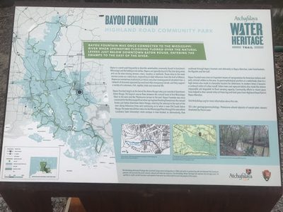 Bayou Fountain - Highland Road Community Park