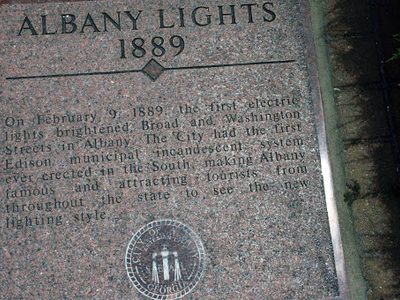 Albany Lights - 1889