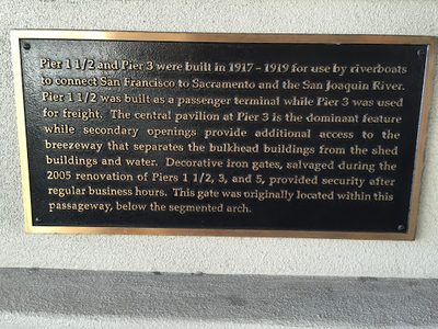 Pier 1 1/2 and Pier 3