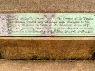 Plaque on Turret from the Houses of Parliament