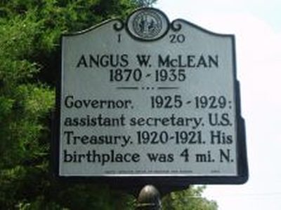 ANGUS W. McLEAN 1870-1935