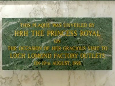 Plaque inside the former Argyll Motor Works