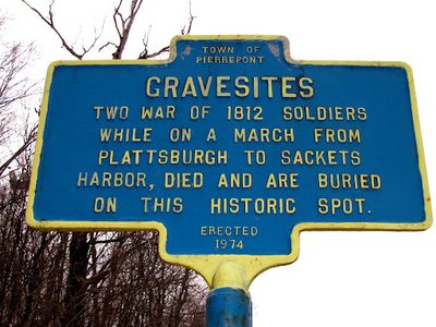 Gravesites of War of 1812 Soldiers